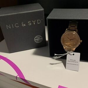 Nic & Syd Rose Gold Womens Watch